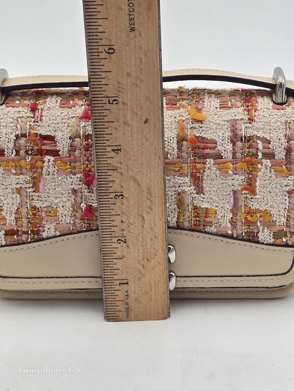 💥NEW💥Coach Bandit Crossbody In Tweed - Picture 11 of 14